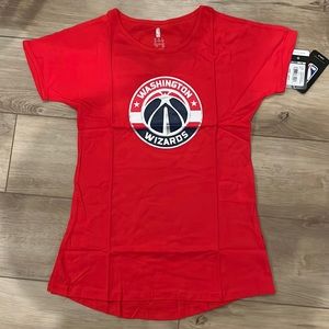 NWT Girls Youth Red Washington Wizards Tee